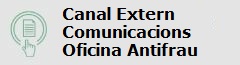 Canal Extern Comunicacions Oficina Antifrau